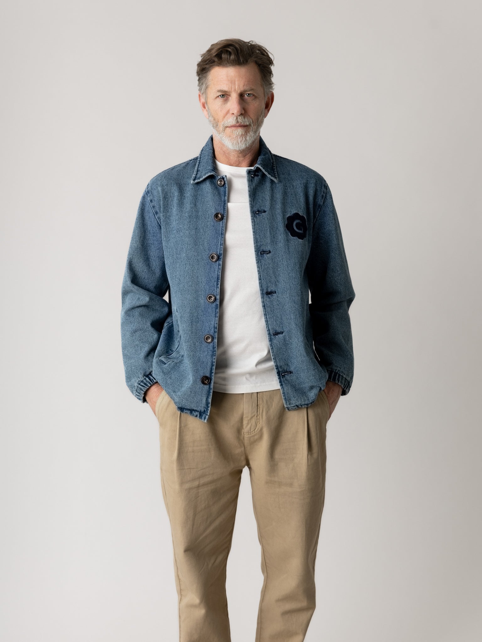 Modelshot / Blue Denim / Detail